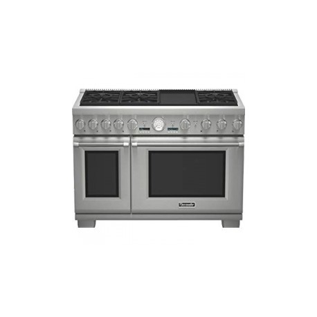 Estufa Thermador PRD48JDSGU Pro-Grand Steam 48" DF Range 6 BRNR...