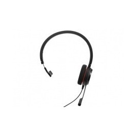 Jabra Monoaural Evolve 20 MS , Alámbrico, USB, Negro
