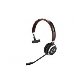 Jabra Monoaural Evolve 65 MS, Alámbrico/Inalámbrico, Bluetooh, Negro