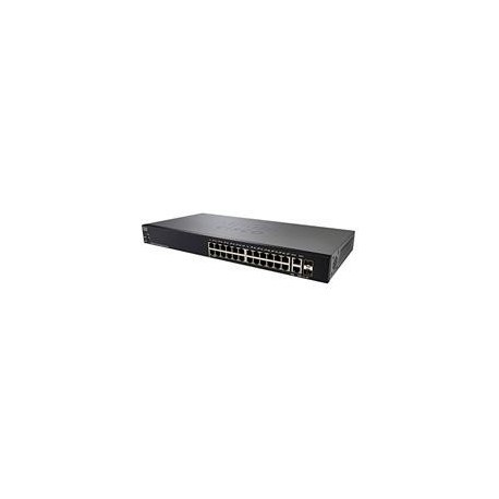 Switch cisco smb 24 puertos 10/100/1000mbps 2 puertos sfp, smart...