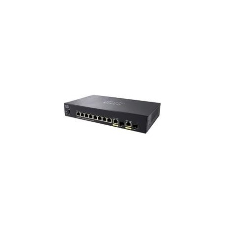 Switch cisco smb 8 puertos poe+ 62w, 10/100/1000, 2 puertos...