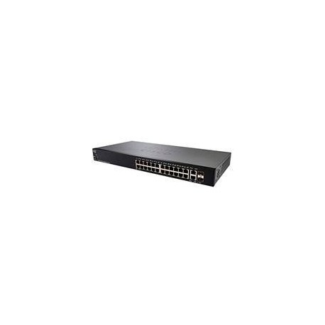 Switch cisco smb gigabit ethernet, 24 puertos 10/100/1000mbps + 2...