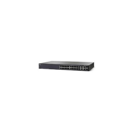 Switch cisco smb gigabit ethernet poe 195w, 24 puertos 10/100/1000...