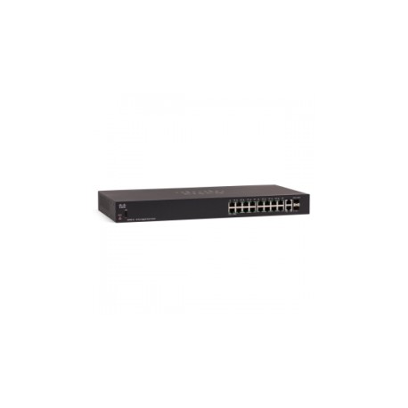 Cisco Switch 16 puertos SG250-18-K9-NA Capa 2 y 3 administrable...