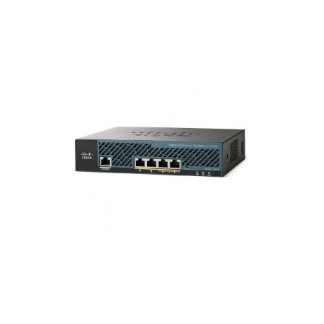 Wireless CISCO AIR-CT2504-50-K9 LAN Controller Air 4 x Red RJ-45...