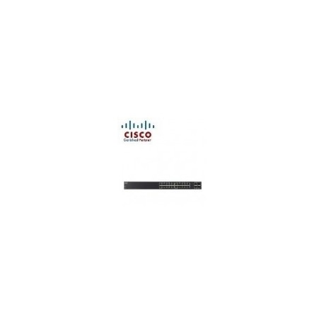 Conmutador Ethernet CISCO SF200-24P SLM224PT-NA 24Port 10/100 PO