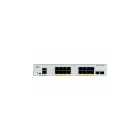 Switch Cisco Gigabit Ethernet Catalyst 1000, 16 Puertos PoE + 2...